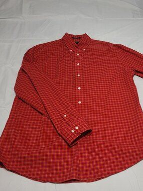 Lands’ End No Iron Twill Long Sleeve Shirt – Size Large Tall (LT)